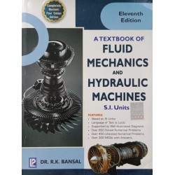 Textbook Of Fluid Mechanics and Hydraulic Machines by R.K. Bansal 
