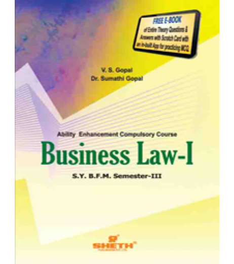 Business Law-I SYBFM Sem III Sheth Pub. BFM Sem 3 - SchoolChamp.net