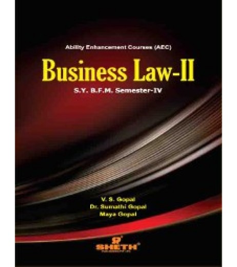 Business Law -II SYBFM Sem 4 Sheth Publication BFM Sem 4 - SchoolChamp.net