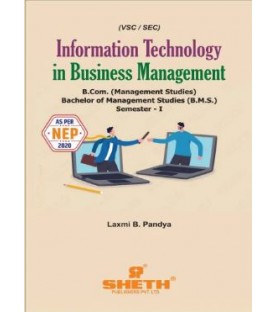 Information Technology in Business Management  FYBcom,BMS Sem 1 Sheth Publication 