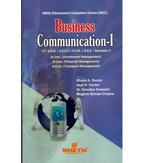Business Communication -I BMS Sem I Sheth Publication BFM Sem 1 - SchoolChamp.net