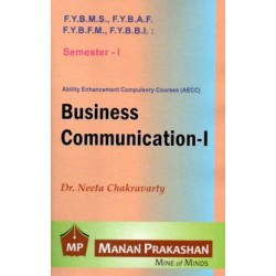 Business Communication -I BMS Sem I Manan Prakashan