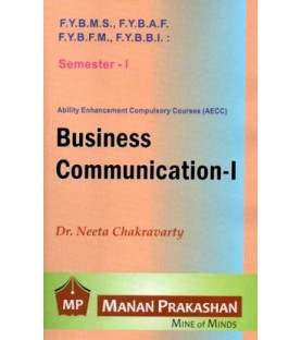 Business Communication -I BMS Sem I Manan Prakashan