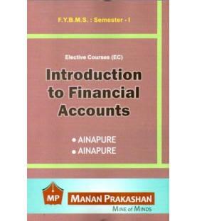 Introduction to Financial Accounting BMS Sem I Manan Prakashan
