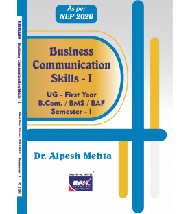Business Communication Skills-I FYBcom FYBMS,FYBAF Sem 1Rishabh Publication| NEP 2020 