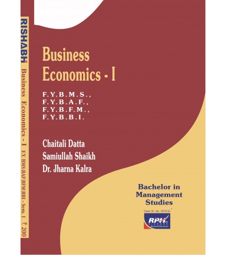Business Economics- I Sem I Rishabh Publication BFM Sem 1 - SchoolChamp.net
