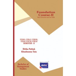 Foundation course -II  FYBMS Semester 2 by Rishabh Publication |Paperback