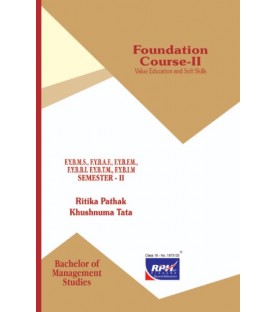 Foundation course -II  FYBMS Semester 2 by Rishabh Publication |Paperback