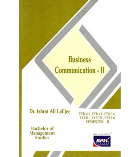 Business Communication -II FYBMS Sem 2 Rishabh Publication BFM Sem 2 - SchoolChamp.net