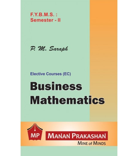 Business Mathematics FYBMS Sem 2 Manan Prakashan BMS Sem 2 - SchoolChamp.net