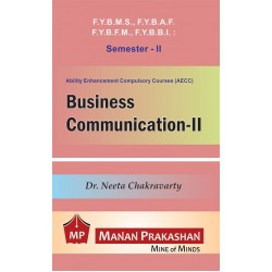 Business Communication -II FYBMS Sem 2 Manan Prakashan
