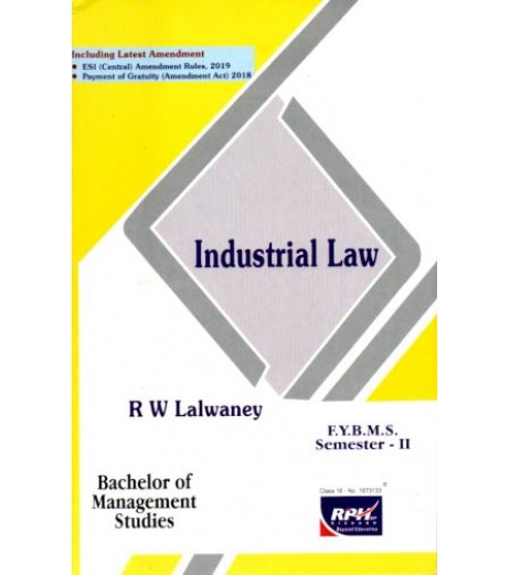 Industrial law FYBMS Sem 2 Rishabh Publication BMS Sem 2 - SchoolChamp.net