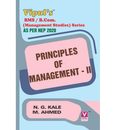Principles of Management -2 FYBMS Sem 2 Vipul Prakashan | NEP 2020