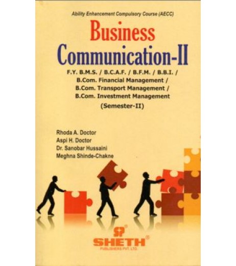 Business Communication -II FYBMS Sem 2 Sheth Publication BFM Sem 2 - SchoolChamp.net