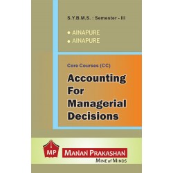 Accounting for Managerial Decision SYBMS Sem 3 Manan Prakashan