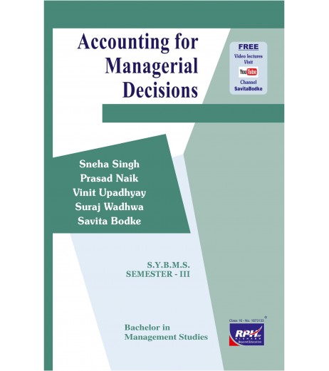 Accounting for Managerial Decision SYBMS Sem 3 Rishabh Publication BMS Sem 3 - SchoolChamp.net