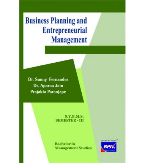Business Planning and Entrepreneurial Management SYBMS Sem III Rishabh Publlication BMS Sem 3 - SchoolChamp.net