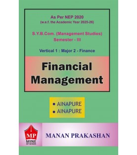 Financial Management SYBMS  Sem 3 Manan Prakashan | NEP 2020