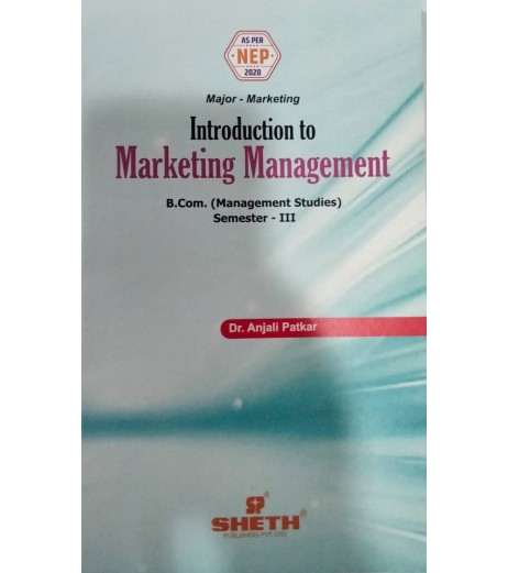 Introduction to Marketing Management SYBMS Sem 3 Sheth Publication | NEP 2020