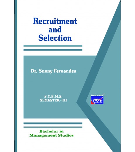 Recruitment and Selection SYBMS Sem III Rishabh Publication BMS Sem 3 - SchoolChamp.net