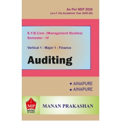 Auditing SYBMS Sem 4 Manan Prakashan | NEP 2020