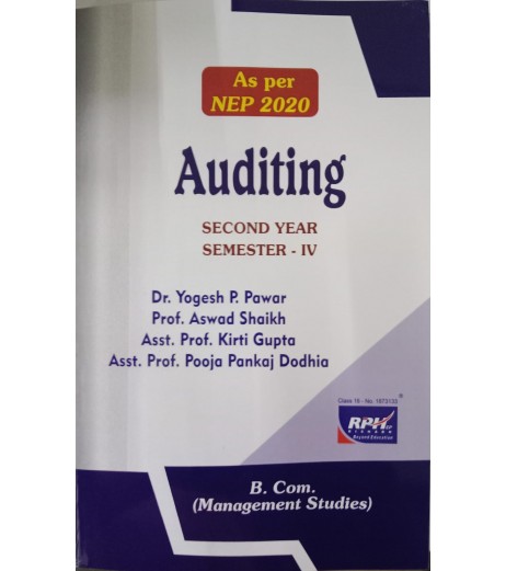 Auditing SYBMS Sem 4 Rishabh Publication | NEP 2020 Auditing SYBMS Sem 4 Rishabh Publication | NEP 2020