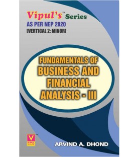 Fundamentals of Business and Financial Analysis - III SYBMS Sem 4 Vipul Prakashan | NEP 2020
