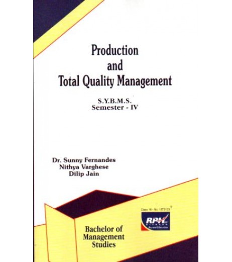 Production and Total Quality Management SYBMS Sem 4 Rishabh Publication BMS Sem 4 - SchoolChamp.net