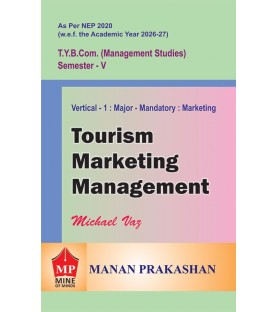 Tourism Marketing Management STYBMS Sem 5 Manan Prakashan | NEP 2020