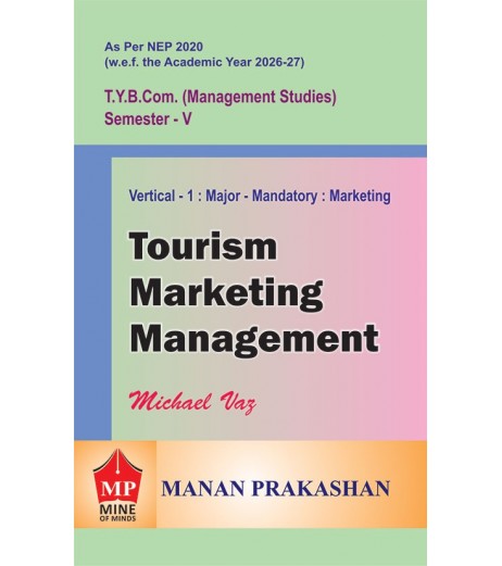 Tourism Marketing Management STYBMS Sem 5 Manan Prakashan | NEP 2020