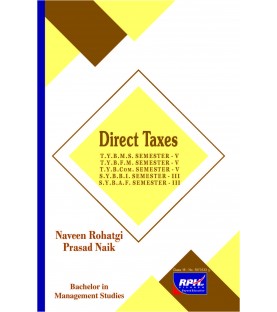 Direct Tax TYBMS SYBBI,SYBAF TYBCOM Sem V Rishabh Publication