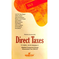 Direct Taxes TYBMS Sem V Sheth Publication