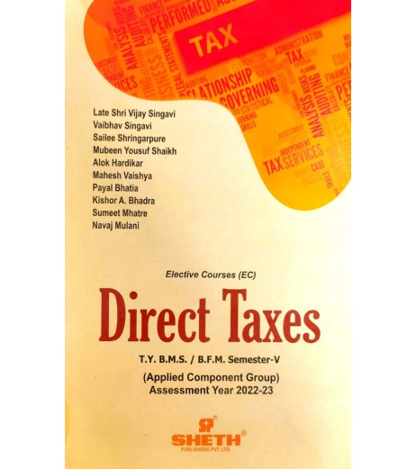 Direct Taxes TYBMS Sem V Sheth Publication BMS Sem 5 - SchoolChamp.net