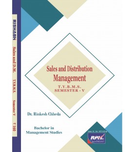 Sales and Distribution Management TYBMS Sem V Rishabh Publication