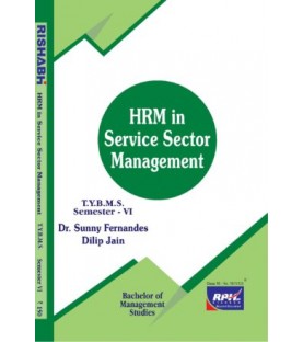 HRM in Service Sector Management Tybms Sem 6 Rishabh Publication