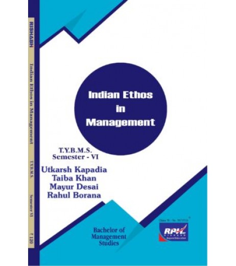 Indian Ethos in Management Tybms Sem 6 Rishabh Publication BMS Sem 6 - SchoolChamp.net