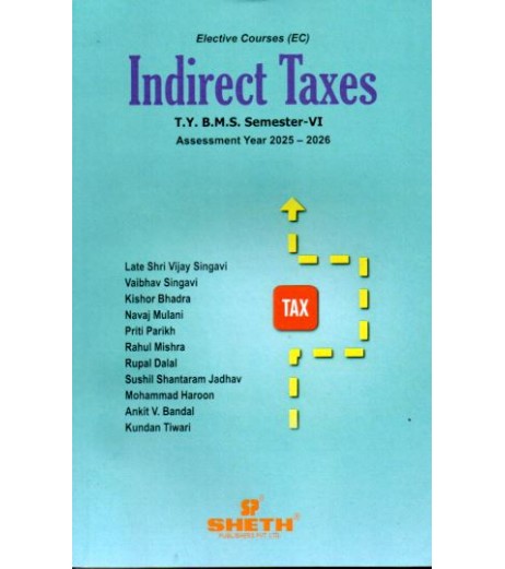 Indirect Taxes TYBMS Sem 6 Sheth Publication BMS Sem 6 - SchoolChamp.net