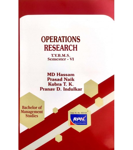 Operation Research TYBMS Sem 6 Rishabh Publication