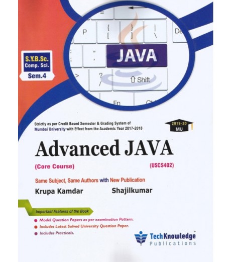 Advanced Java SYBSc Comp Sci Sem 4 Techknowledge Publication B.Sc CS Sem 4 - SchoolChamp.net
