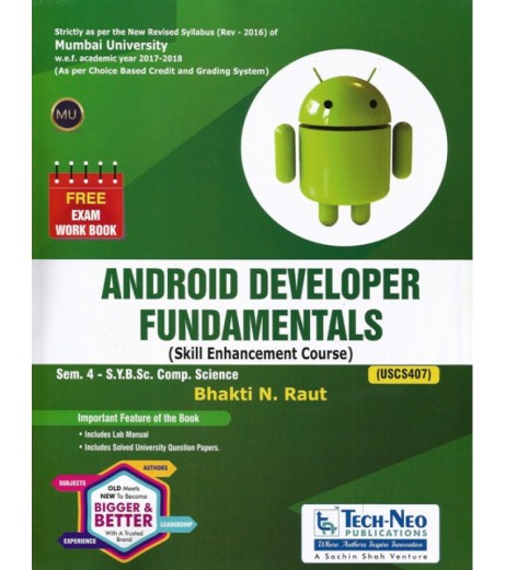Android Developer Fundamentals S.Y.B.Sc.Comp.Sci. Sem. 4 Techneo Publication B.Sc CS Sem 4 - SchoolChamp.net