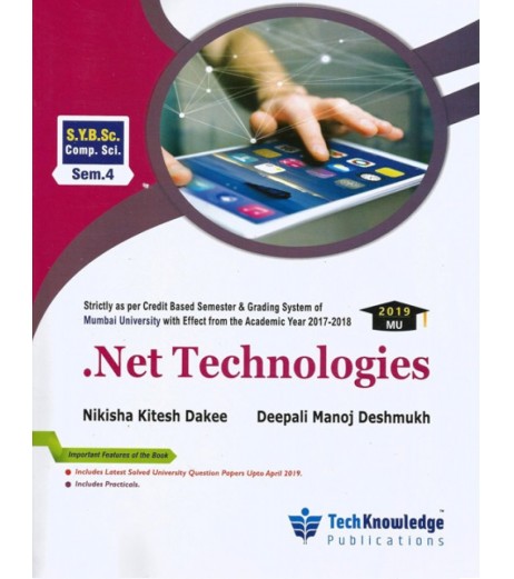 Dot Net technology S.Y.B.Sc.Comp.Sci. Sem. 4 Techknowledge Publication B.Sc CS Sem 4 - SchoolChamp.net