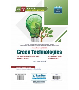 Green Technologies Sem 3 SyBSc-Computer Science Tech-Neo|Latest edition