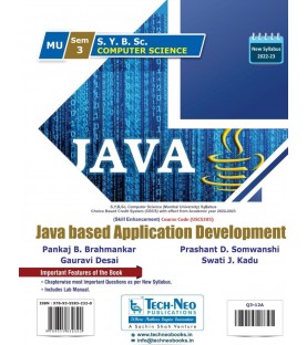 Java Base Application Development Sem 3 SyBSc-Computer Science Tech-Neo|Latest edition