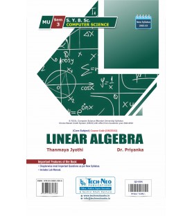 Linear Algebra Sem 3 SyBSc-Computer Science Tech-Neo|Latest edition