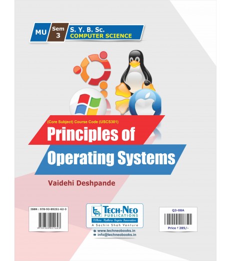 Principle Of Operating System Sem 3 SyBSc-Computer Science Tech-Neo|Latest edition
