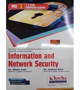 Information And Network Security TyB.Sc-Sem 5 Computer Science Tech-Neo |Latest edition