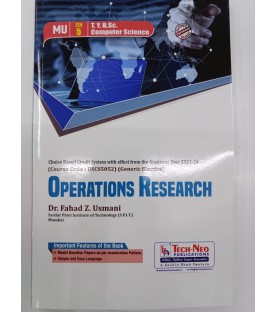 Operation Research  TyB.Sc-Sem 5 Computer Science Tech-Neo |Latest edition