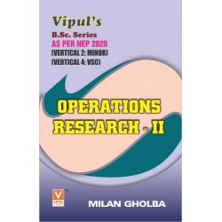 Operation Research-II S.Y.B.Sc Stats Sem 4 Vipul Prakashan