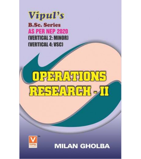 Operation Research-II S.Y.B.Sc Stats Sem 4 Vipul Prakashan | NEP 2020