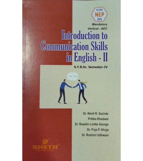 Introduction to Communication Skill in English-2  S.Y.BSc Semester 4 Sheth Publication | NEP 2020